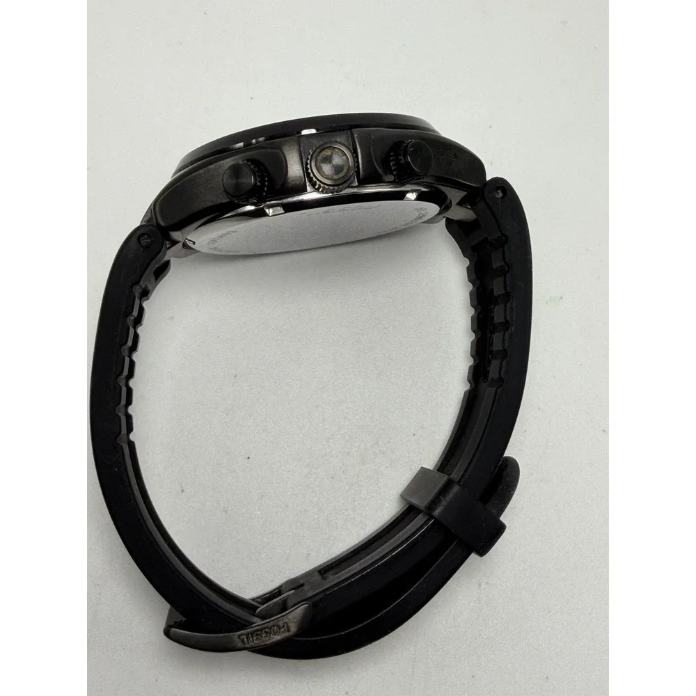 Fossil Mens New Battery CH2918 Qualifier Chronograph Black Watch 47MM 8.5